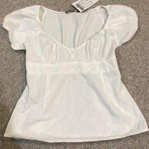 Brandy melville baby doll crop top